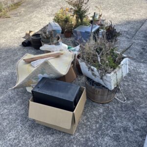 佐世保市で処分に困った植木鉢など不用品回収