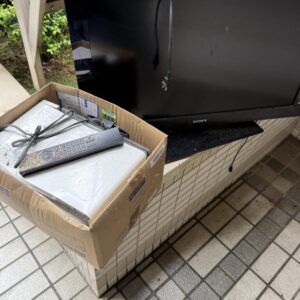 諫早市で引っ越し時に二台の液晶テレビを処分